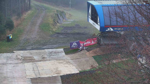 Skiareál Bílá - Lanovka - výstupní stanice - 15.11.2025 v 07:01 Skiareál Bílá - Lanovka - výstupní stanice - 15.11.2025 v 07:01