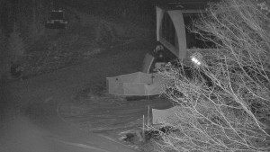 Skiareál Bílá - Lanovka - výstupní stanice - 8.12.2025 v 19:01 Skiareál Bílá - Lanovka - výstupní stanice - 8.12.2025 v 19:01