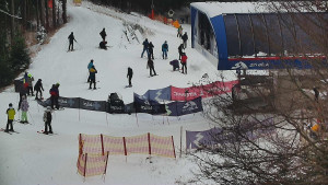 Skiareál Bílá - Lanovka - výstupní stanice - 28.12.2025 v 14:01 Skiareál Bílá - Lanovka - výstupní stanice - 28.12.2025 v 14:01