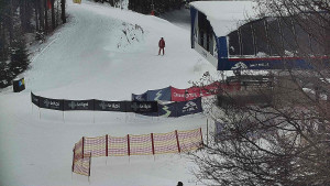 Skiareál Bílá - Lanovka - výstupní stanice - 7.1.2026 v 09:01 Skiareál Bílá - Lanovka - výstupní stanice - 7.1.2026 v 09:01