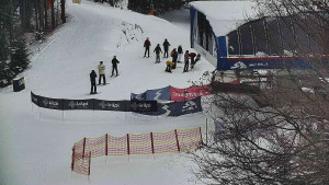 Skiareál Bílá - Lanovka - výstupní stanice - 7.1.2026 v 10:01 Skiareál Bílá - Lanovka - výstupní stanice - 7.1.2026 v 10:01