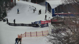 Skiareál Bílá - Lanovka - výstupní stanice - 7.1.2026 v 11:01 Skiareál Bílá - Lanovka - výstupní stanice - 7.1.2026 v 11:01