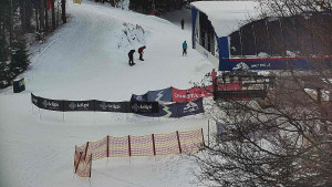 Skiareál Bílá - Lanovka - výstupní stanice - 7.1.2026 v 12:31 Skiareál Bílá - Lanovka - výstupní stanice - 7.1.2026 v 12:31