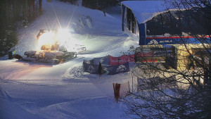 Skiareál Bílá - Lanovka - výstupní stanice - 7.1.2026 v 16:31 Skiareál Bílá - Lanovka - výstupní stanice - 7.1.2026 v 16:31