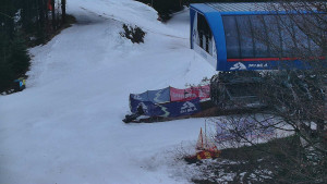 Skiareál Bílá - Lanovka - výstupní stanice - 13.2.2026 v 07:01 Skiareál Bílá - Lanovka - výstupní stanice - 13.2.2026 v 07:01
