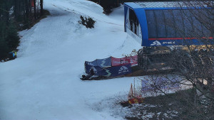 Skiareál Bílá - Lanovka - výstupní stanice - 13.2.2026 v 07:31 Skiareál Bílá - Lanovka - výstupní stanice - 13.2.2026 v 07:31