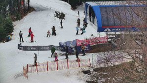 Skiareál Bílá - Lanovka - výstupní stanice - 13.2.2026 v 09:31 Skiareál Bílá - Lanovka - výstupní stanice - 13.2.2026 v 09:31
