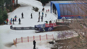 Skiareál Bílá - Lanovka - výstupní stanice - 13.2.2026 v 11:01 Skiareál Bílá - Lanovka - výstupní stanice - 13.2.2026 v 11:01