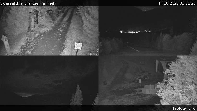 Skiareál Bílá - Sdružený snímek - 14.10.2025 v 02:01 Skiareál Bílá - Sdružený snímek - 14.10.2025 v 02:01