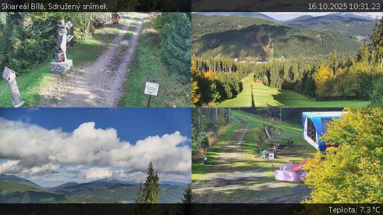 Skiareál Bílá - Sdružený snímek - 16.10.2025 v 10:31 Skiareál Bílá - Sdružený snímek - 16.10.2025 v 10:31
