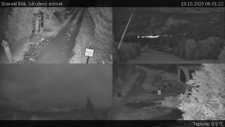 Skiareál Bílá - Sdružený snímek - 19.10.2025 v 06:31 Skiareál Bílá - Sdružený snímek - 19.10.2025 v 06:31