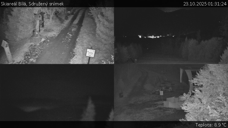 Skiareál Bílá - Sdružený snímek - 23.10.2025 v 01:31 Skiareál Bílá - Sdružený snímek - 23.10.2025 v 01:31