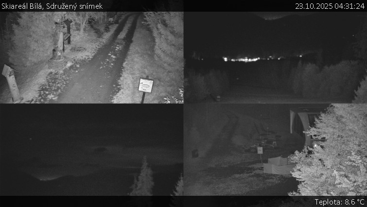 Skiareál Bílá - Sdružený snímek - 23.10.2025 v 04:31 Skiareál Bílá - Sdružený snímek - 23.10.2025 v 04:31