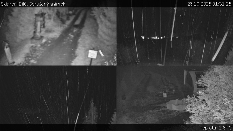 Skiareál Bílá - Sdružený snímek - 26.10.2025 v 01:31 Skiareál Bílá - Sdružený snímek - 26.10.2025 v 01:31