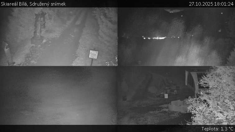 Skiareál Bílá - Sdružený snímek - 27.10.2025 v 18:01 Skiareál Bílá - Sdružený snímek - 27.10.2025 v 18:01