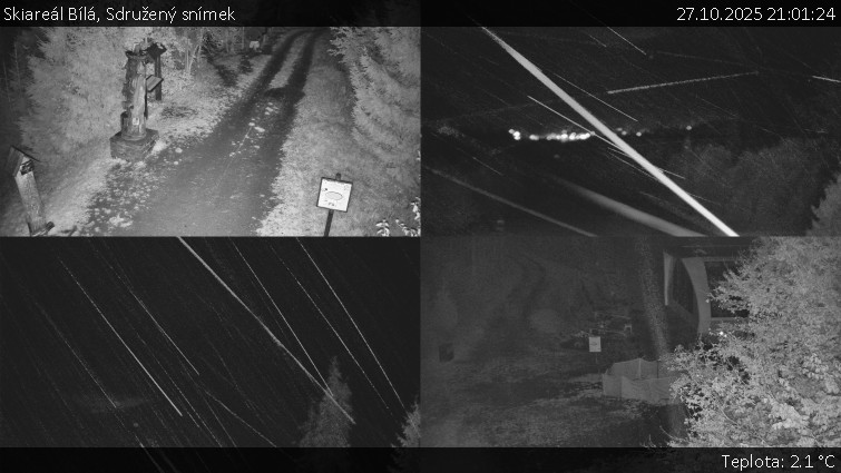 Skiareál Bílá - Sdružený snímek - 27.10.2025 v 21:01 Skiareál Bílá - Sdružený snímek - 27.10.2025 v 21:01