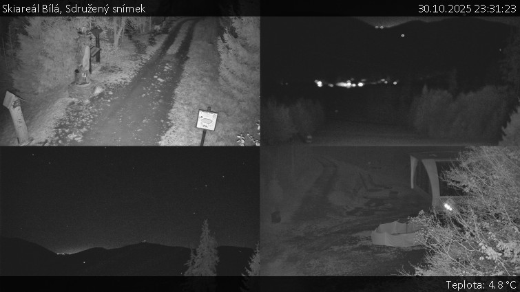 Skiareál Bílá - Sdružený snímek - 30.10.2025 v 23:31 Skiareál Bílá - Sdružený snímek - 30.10.2025 v 23:31