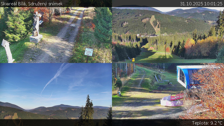 Skiareál Bílá - Sdružený snímek - 31.10.2025 v 10:01 Skiareál Bílá - Sdružený snímek - 31.10.2025 v 10:01