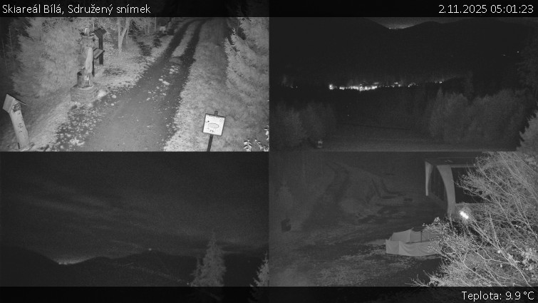 Skiareál Bílá - Sdružený snímek - 2.11.2025 v 05:01 Skiareál Bílá - Sdružený snímek - 2.11.2025 v 05:01