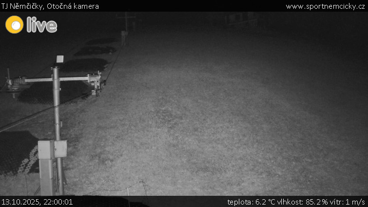 TJ Němčičky - Otočná kamera - 13.10.2025 v 22:00 TJ Němčičky - Otočná kamera - 13.10.2025 v 22:00