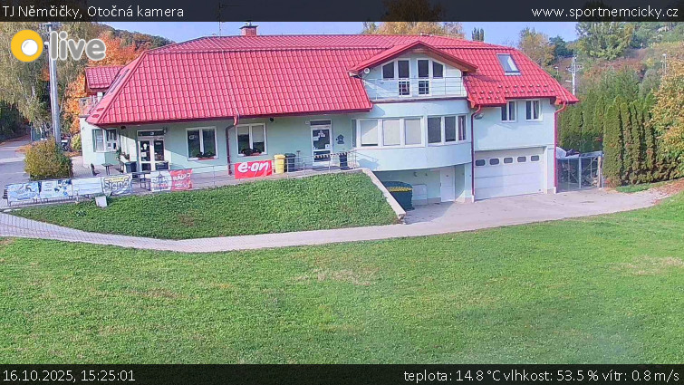 TJ Němčičky - Otočná kamera - 16.10.2025 v 15:25 TJ Němčičky - Otočná kamera - 16.10.2025 v 15:25
