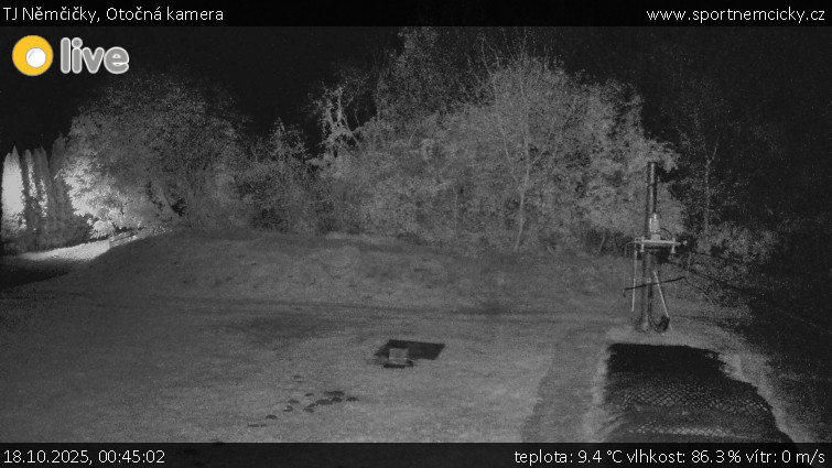 TJ Němčičky - Otočná kamera - 18.10.2025 v 00:45 TJ Němčičky - Otočná kamera - 18.10.2025 v 00:45