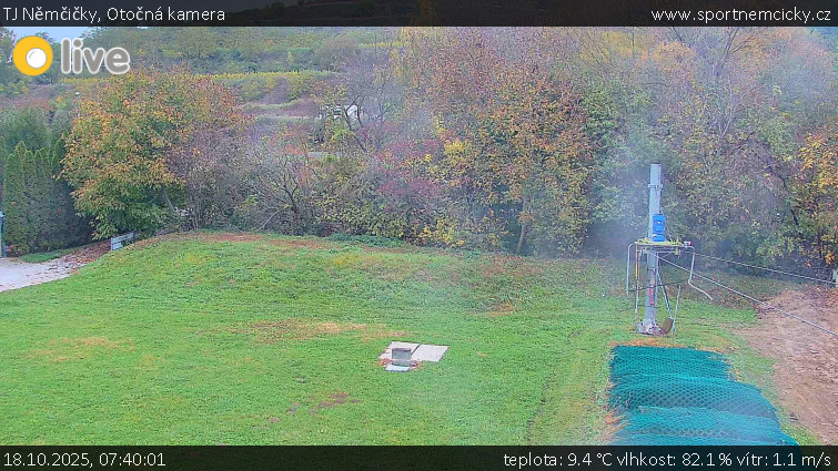 TJ Němčičky - Otočná kamera - 18.10.2025 v 07:40 TJ Němčičky - Otočná kamera - 18.10.2025 v 07:40