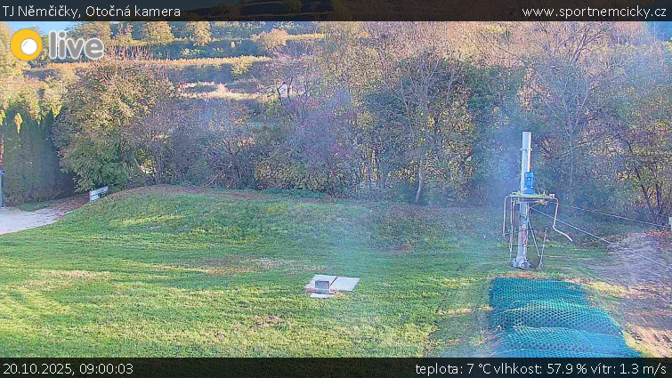 TJ Němčičky - Otočná kamera - 20.10.2025 v 09:00 TJ Němčičky - Otočná kamera - 20.10.2025 v 09:00