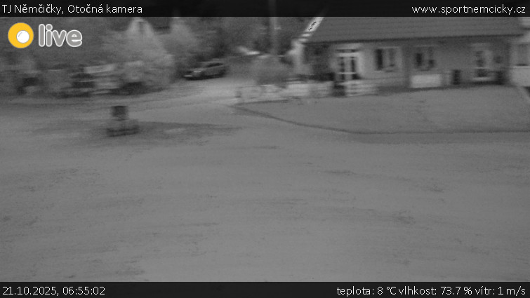 TJ Němčičky - Otočná kamera - 21.10.2025 v 06:55 TJ Němčičky - Otočná kamera - 21.10.2025 v 06:55