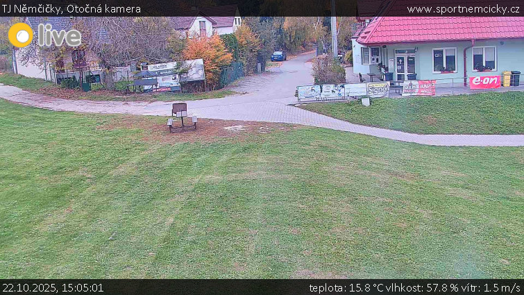TJ Němčičky - Otočná kamera - 22.10.2025 v 15:05 TJ Němčičky - Otočná kamera - 22.10.2025 v 15:05
