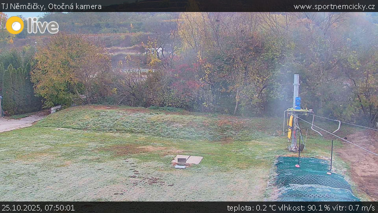 TJ Němčičky - Otočná kamera  - 25.10.2025 v 07:50 TJ Němčičky - Otočná kamera  - 25.10.2025 v 07:50