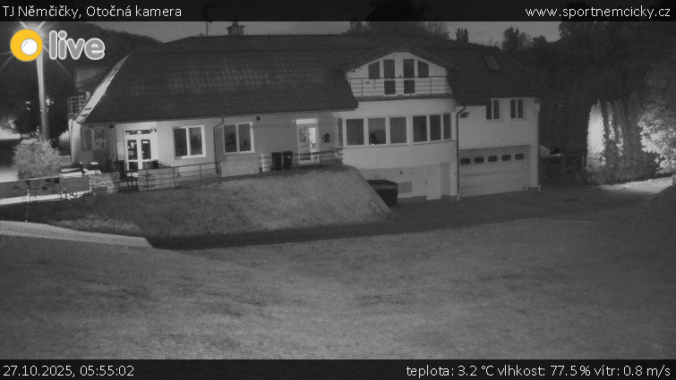 TJ Němčičky - Otočná kamera  - 27.10.2025 v 05:55 TJ Němčičky - Otočná kamera  - 27.10.2025 v 05:55