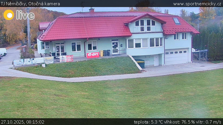 TJ Němčičky - Otočná kamera  - 27.10.2025 v 08:15 TJ Němčičky - Otočná kamera  - 27.10.2025 v 08:15