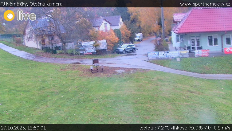 TJ Němčičky - Otočná kamera  - 27.10.2025 v 13:50 TJ Němčičky - Otočná kamera  - 27.10.2025 v 13:50