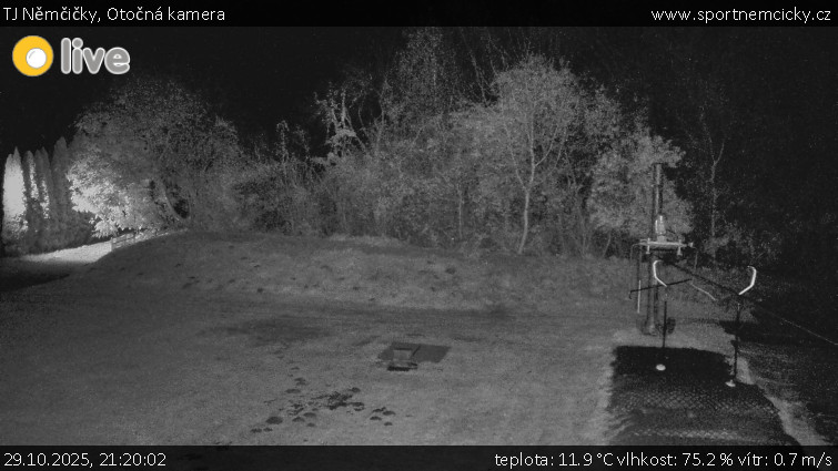 TJ Němčičky - Otočná kamera  - 29.10.2025 v 21:20 TJ Němčičky - Otočná kamera  - 29.10.2025 v 21:20