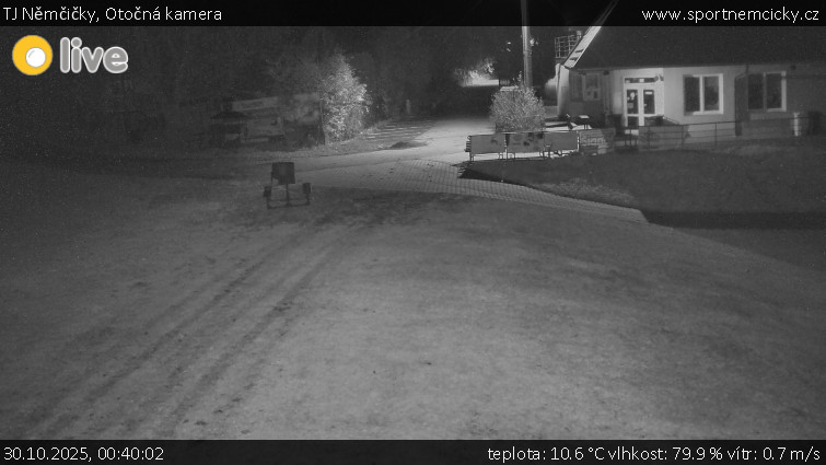 TJ Němčičky - Otočná kamera  - 30.10.2025 v 00:40 TJ Němčičky - Otočná kamera  - 30.10.2025 v 00:40