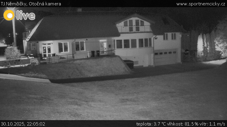 TJ Němčičky - Otočná kamera  - 30.10.2025 v 22:05 TJ Němčičky - Otočná kamera  - 30.10.2025 v 22:05