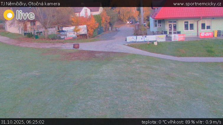 TJ Němčičky - Otočná kamera  - 31.10.2025 v 06:25 TJ Němčičky - Otočná kamera  - 31.10.2025 v 06:25