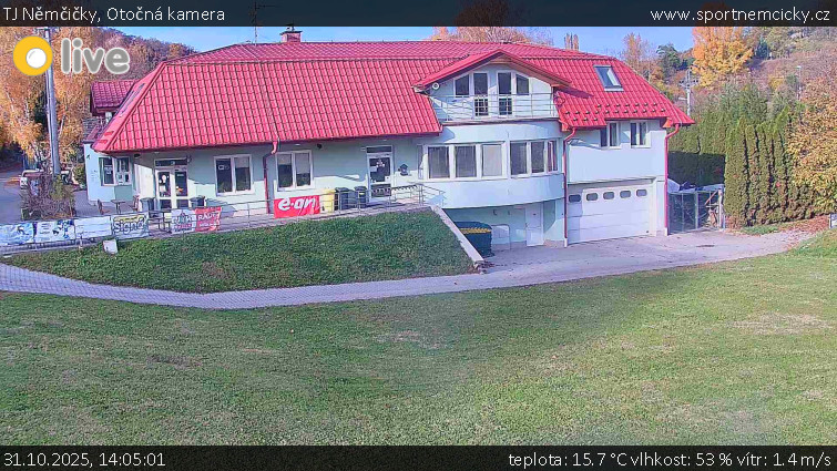 TJ Němčičky - Otočná kamera  - 31.10.2025 v 14:05 TJ Němčičky - Otočná kamera  - 31.10.2025 v 14:05