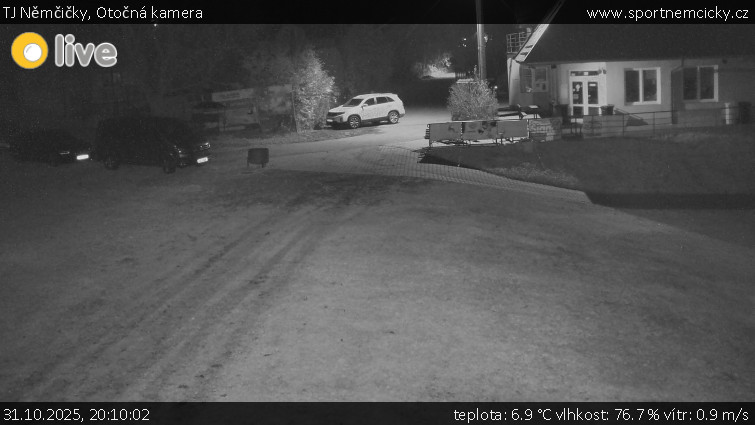 TJ Němčičky - Otočná kamera  - 31.10.2025 v 20:10 TJ Němčičky - Otočná kamera  - 31.10.2025 v 20:10