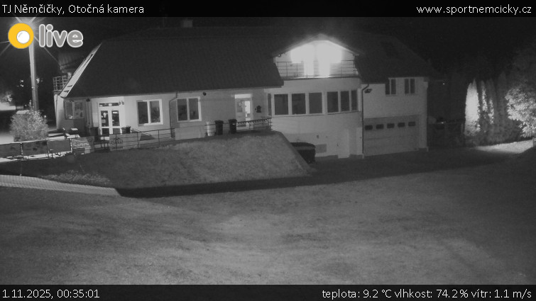 TJ Němčičky - Otočná kamera  - 1.11.2025 v 00:35 TJ Němčičky - Otočná kamera  - 1.11.2025 v 00:35