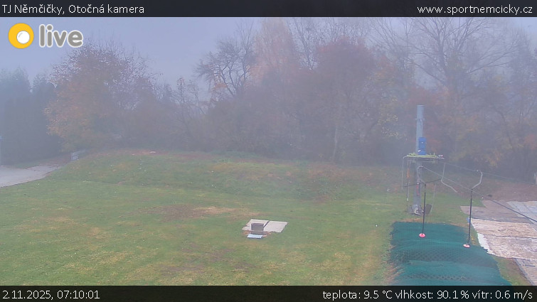 TJ Němčičky - Otočná kamera - 2.11.2025 v 07:10 TJ Němčičky - Otočná kamera - 2.11.2025 v 07:10