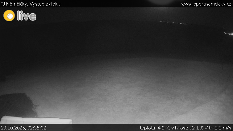TJ Němčičky - Výstup z vleku - 20.10.2025 v 02:35 TJ Němčičky - Výstup z vleku - 20.10.2025 v 02:35