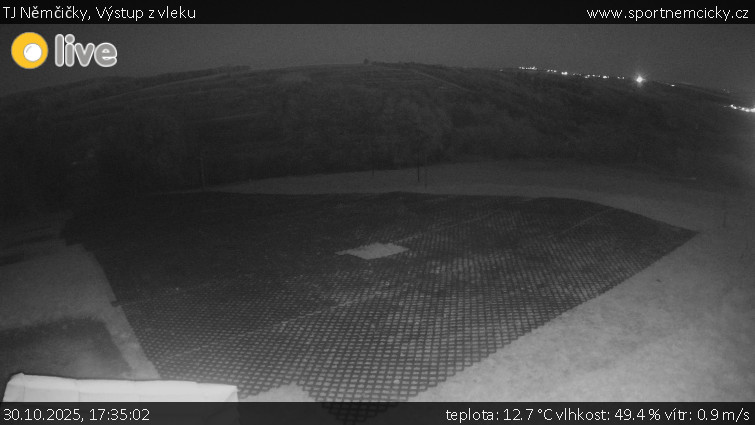 TJ Němčičky - Výstup z vleku - 30.10.2025 v 17:35 TJ Němčičky - Výstup z vleku - 30.10.2025 v 17:35