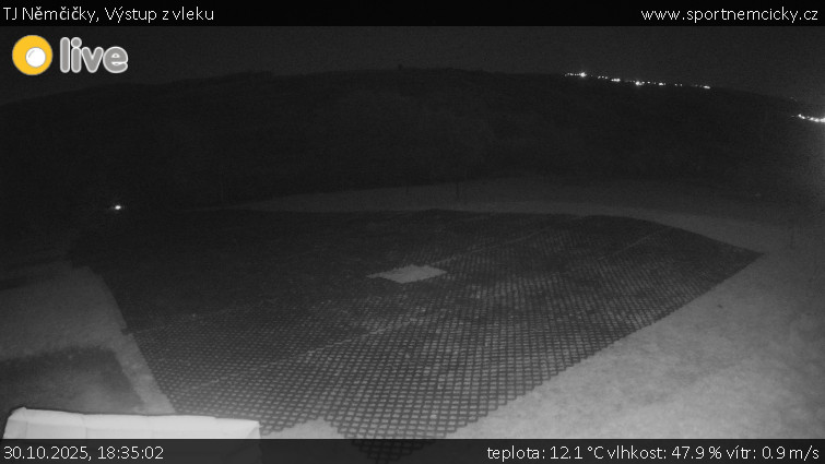 TJ Němčičky - Výstup z vleku - 30.10.2025 v 18:35 TJ Němčičky - Výstup z vleku - 30.10.2025 v 18:35