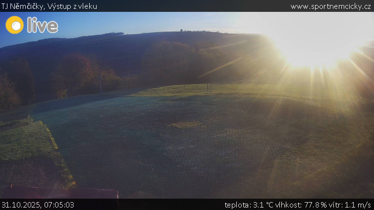 TJ Němčičky - Výstup z vleku - 31.10.2025 v 07:05 TJ Němčičky - Výstup z vleku - 31.10.2025 v 07:05