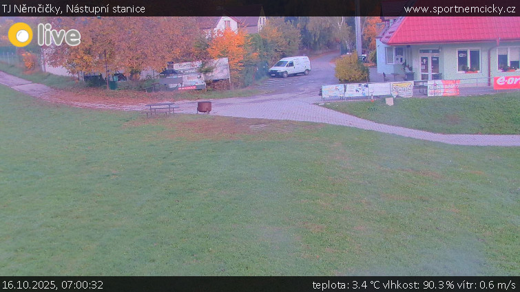 TJ Němčičky - Nástupní stanice - 16.10.2025 v 07:00 TJ Němčičky - Nástupní stanice - 16.10.2025 v 07:00