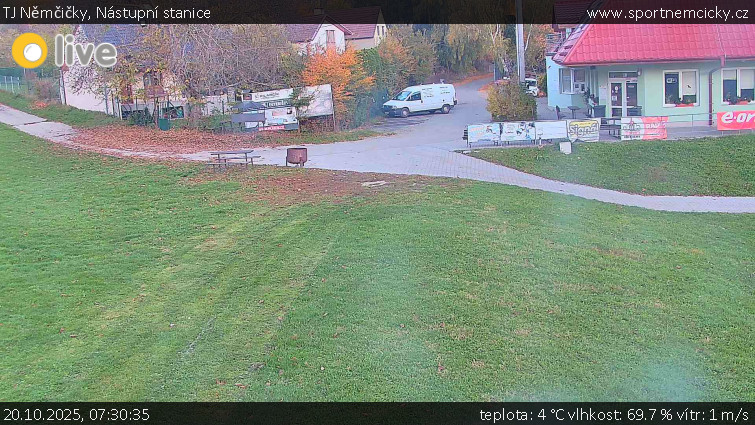 TJ Němčičky - Nástupní stanice - 20.10.2025 v 07:30 TJ Němčičky - Nástupní stanice - 20.10.2025 v 07:30