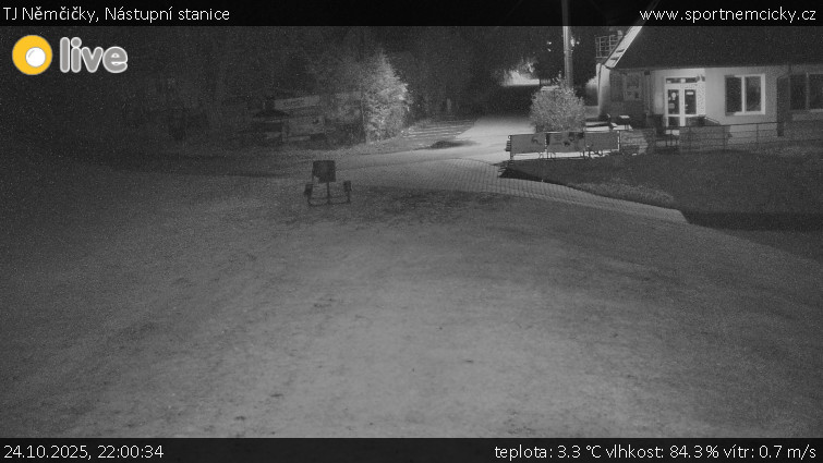 TJ Němčičky - Nástupní stanice - 24.10.2025 v 22:00 TJ Němčičky - Nástupní stanice - 24.10.2025 v 22:00