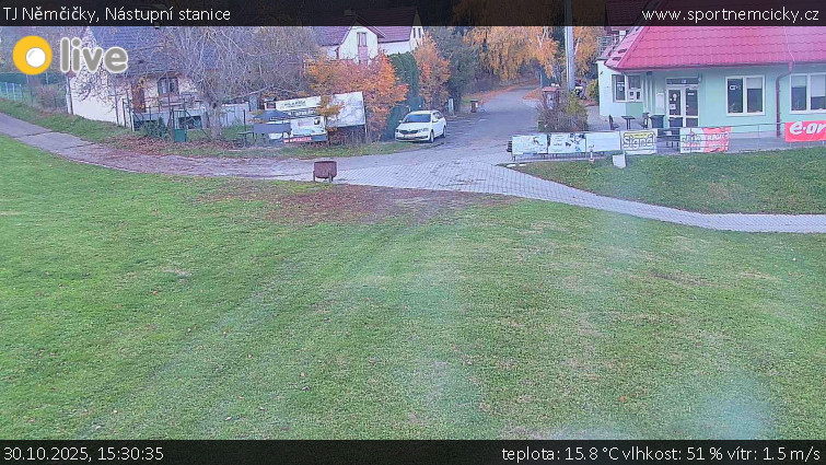 TJ Němčičky - Nástupní stanice - 30.10.2025 v 15:30 TJ Němčičky - Nástupní stanice - 30.10.2025 v 15:30